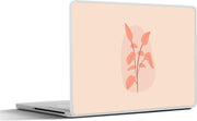 Laptop sticker - 10.1 inch - Abstracte roze tak illustratie