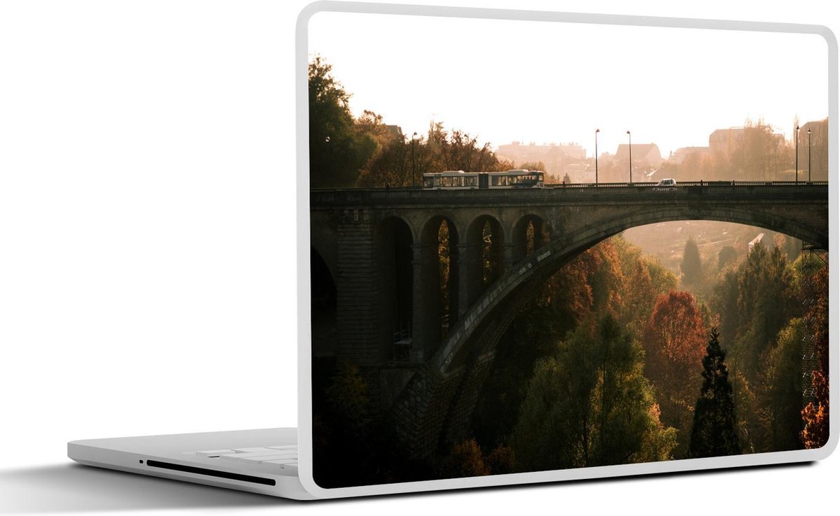 Laptop sticker - 10.1 inch - Adolfsbrug in de herfst