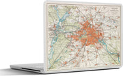 Laptop sticker - 10.1 inch - Illustratie van een kaart van de omgeving van Berlijn
