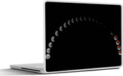 Laptop sticker - 10.1 inch - Alle fasen van een eclips