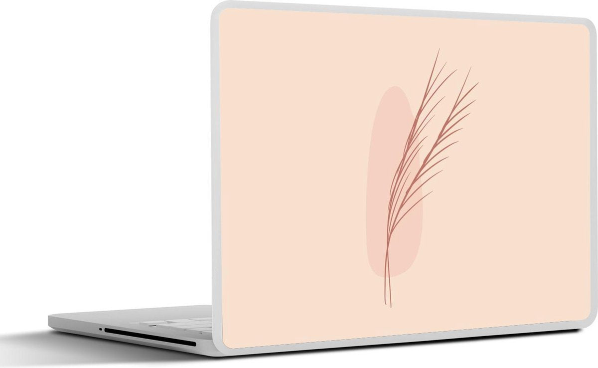 Laptop sticker - 10.1 inch - Abstracte illustratie van dunne takken