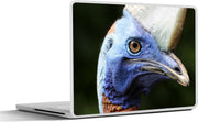 Laptop sticker - 10.1 inch - Afbeelding van het gezicht van de Casuarius