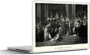 Laptop sticker - 10.1 inch - Illustratie van Napoleon Bonaparte en een grote groep mensen