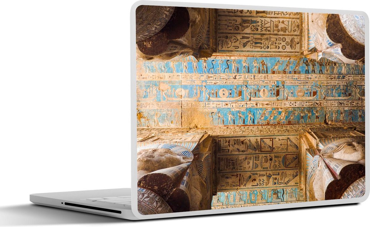 Laptop sticker - 10.1 inch - In de Buitenhypostyle Zaal van de Tempel van Aboe Simbel in Egypte