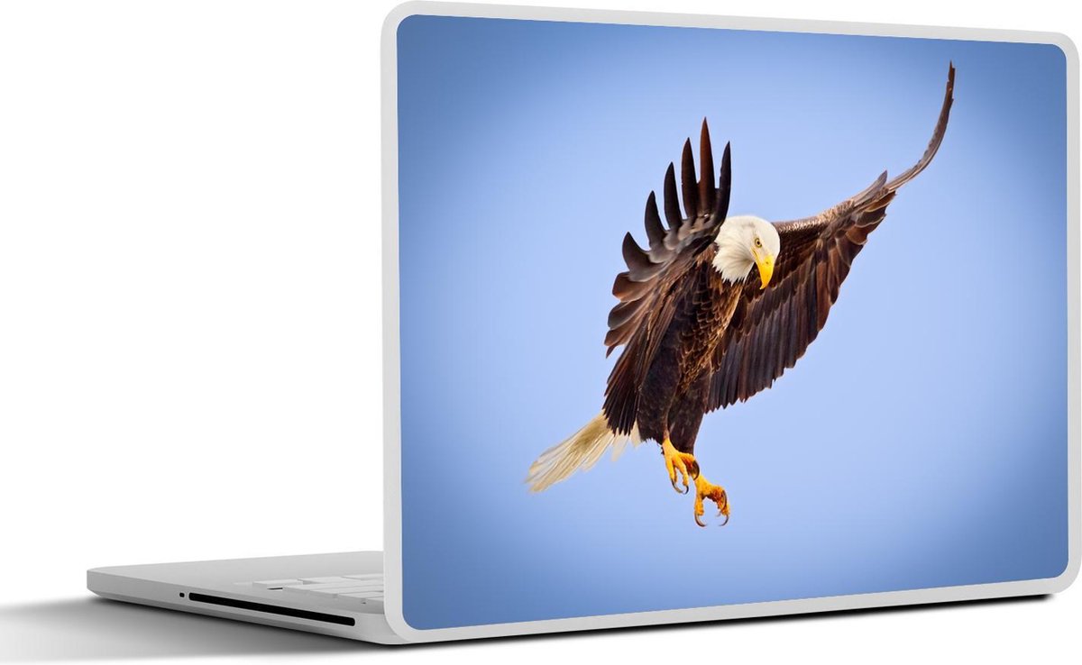 Laptop sticker - 10.1 inch - Adelaar in de aanval fotoprint