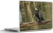 Laptop sticker - 10.1 inch - Aalscholver met open vleugels