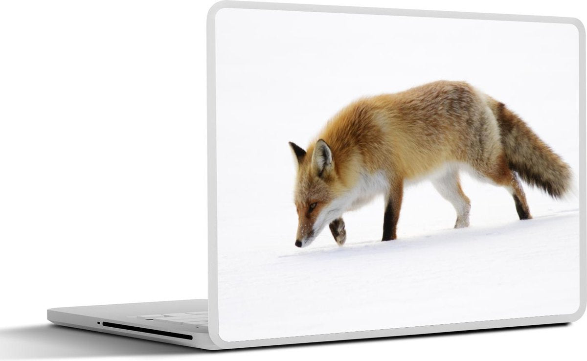 Laptop sticker - 10.1 inch - Jagende vos