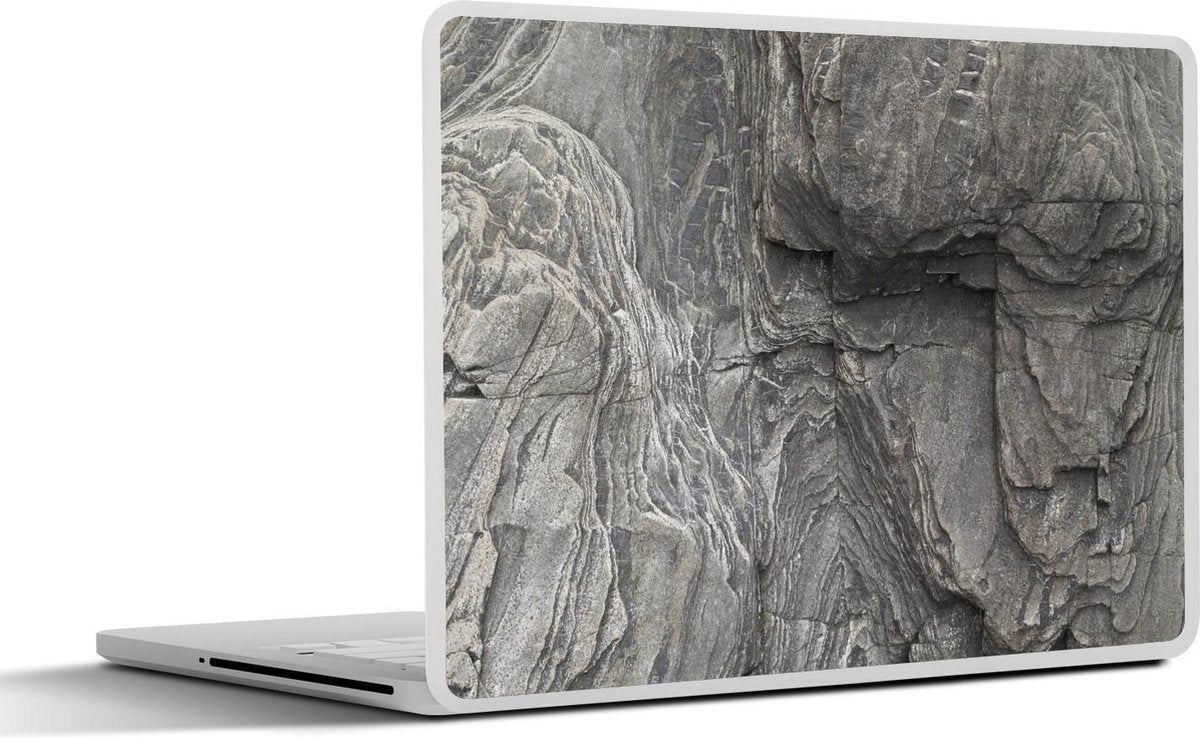 Laptop sticker - 10.1 inch - 3d afbeelding van een rots