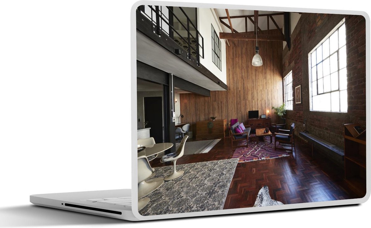 Laptop sticker - 10.1 inch - Interieur van een moderne flat