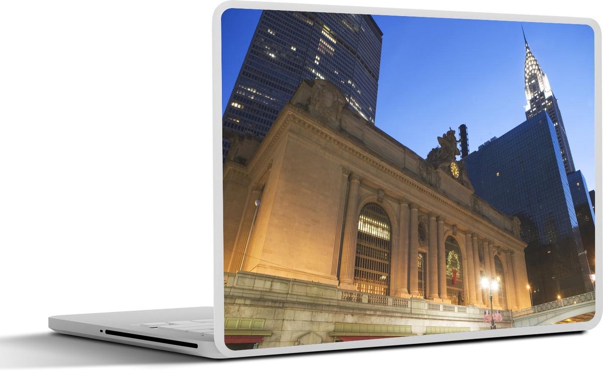 Laptop sticker - 10.1 inch - Amerika - New York - Avond