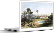 Laptop sticker - 10.1 inch - Illustratie van het landschap bij Madras