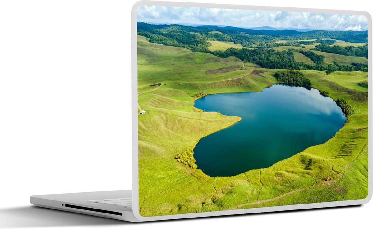 Laptop sticker - 10.1 inch - Indonesisch meer in vogelperspectief