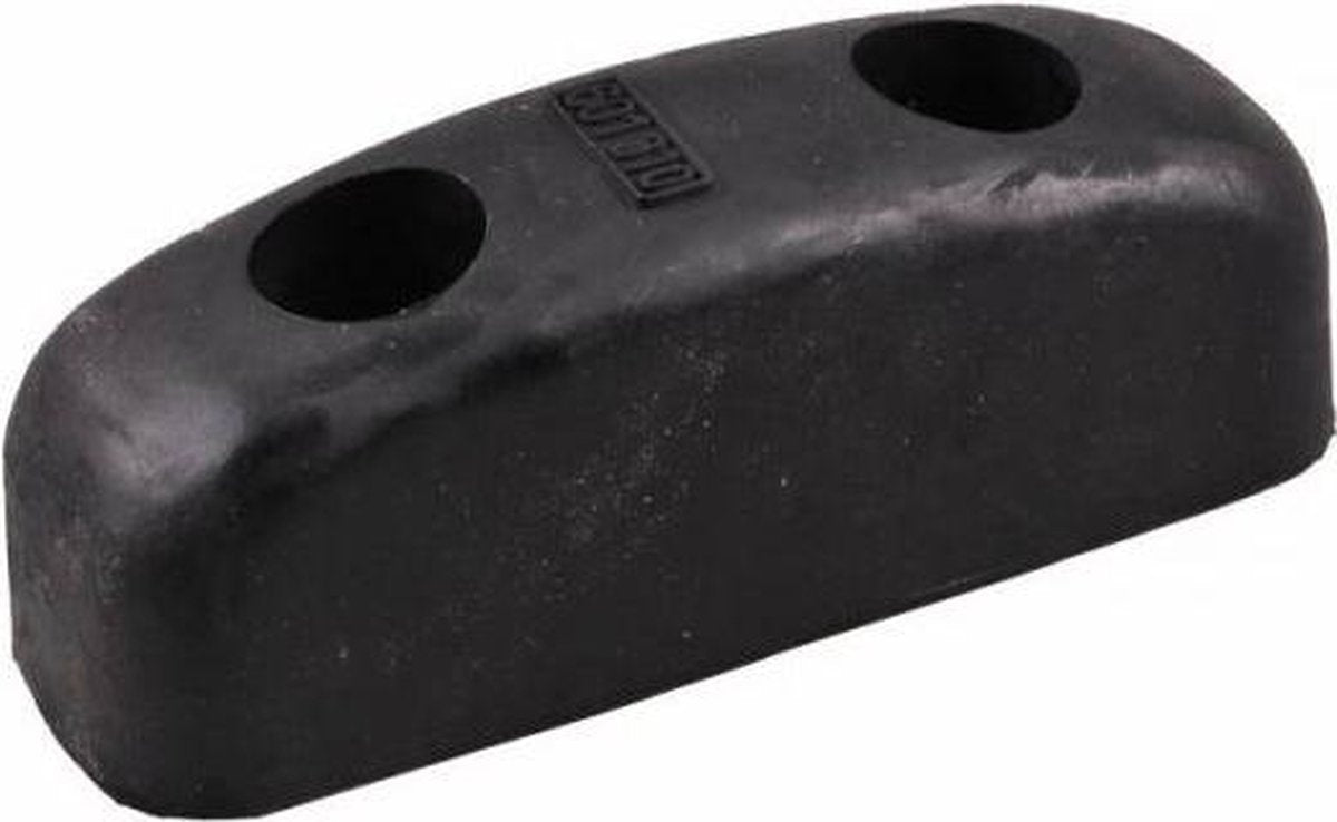 Stootblok rubber 124x38x43 mm