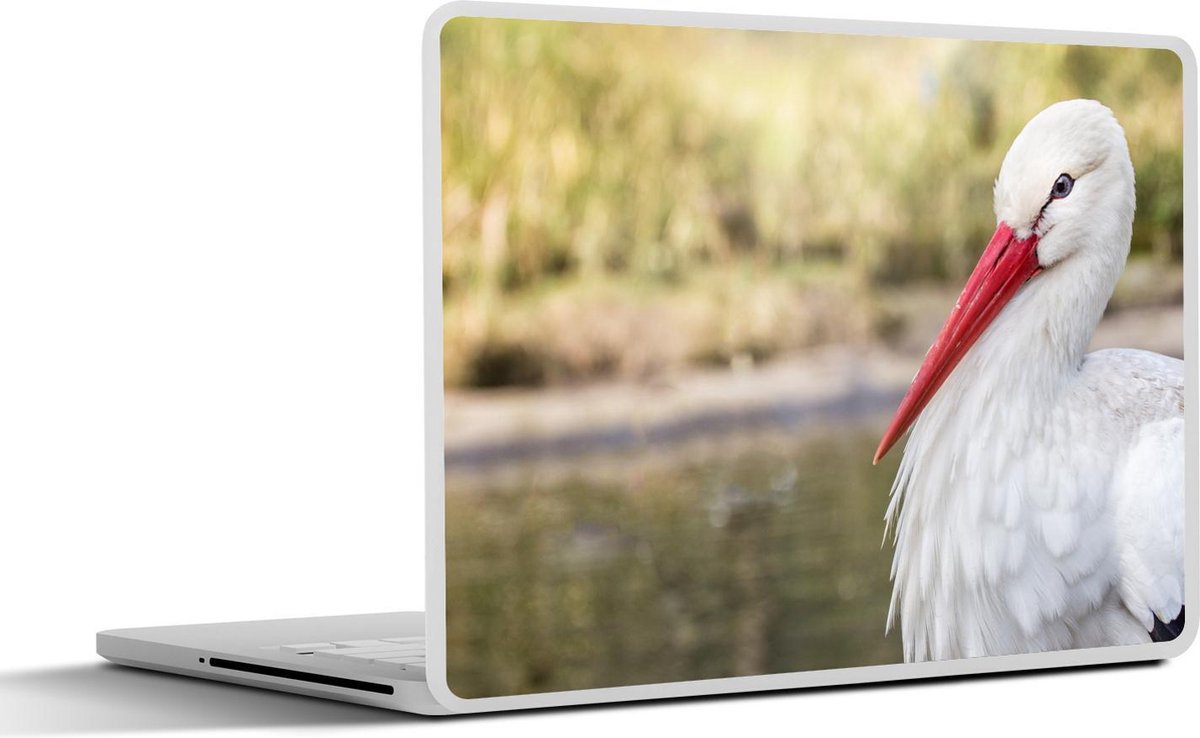Laptop sticker - 10.1 inch -  een ooievaar