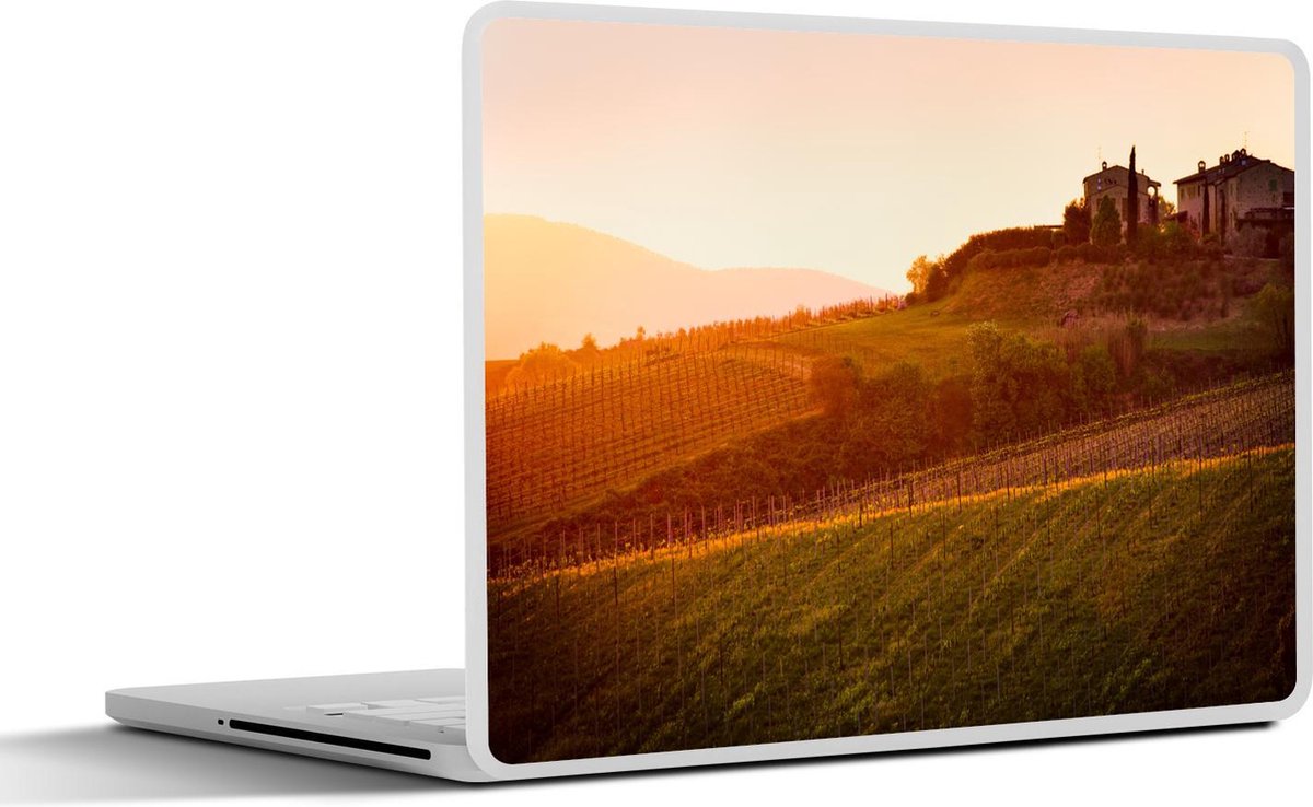 Laptop sticker - 10.1 inch - Italiaanse villa in de bergen