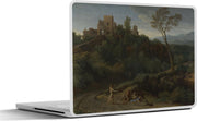 Laptop sticker - 10.1 inch - Imaginary landscape with buildings in the Tivoli - Schilderij van Gaspard Dughet