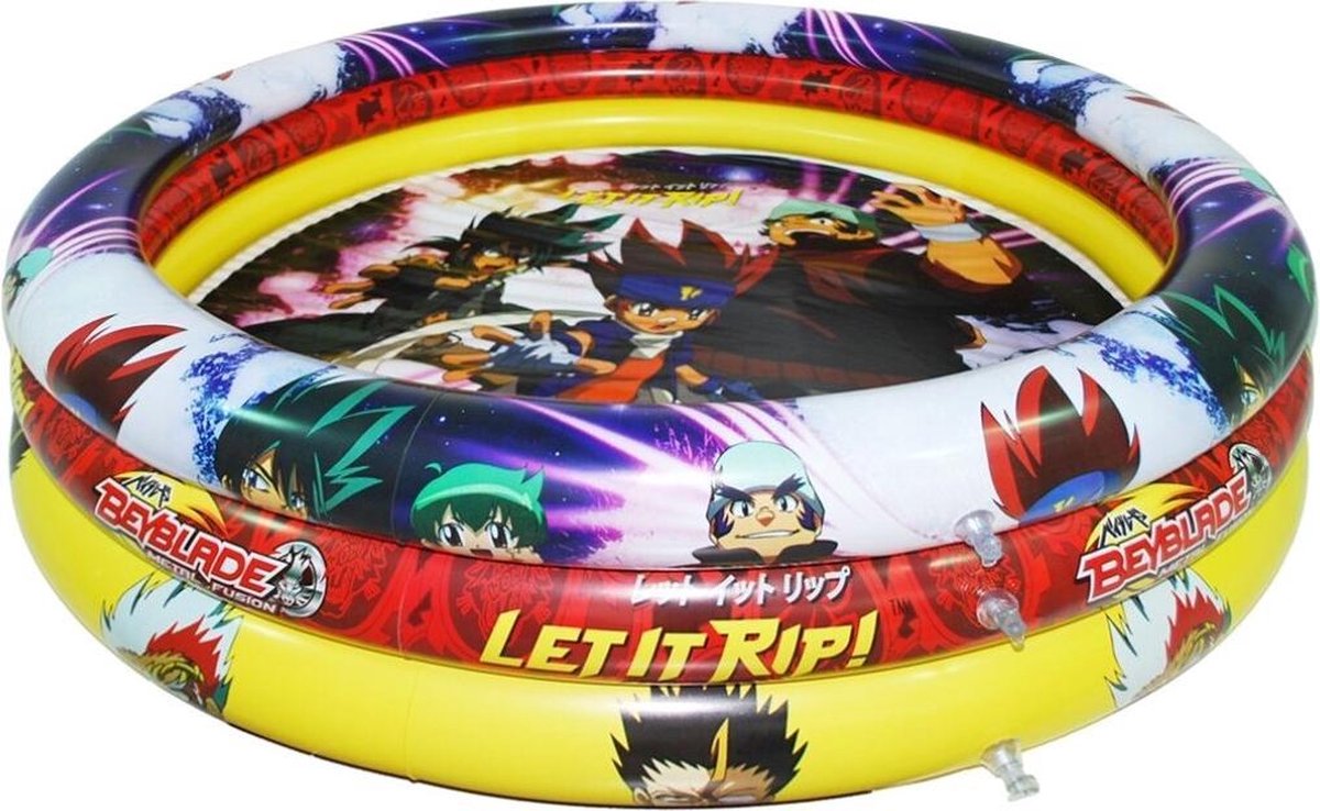 Jilong Opblaaszwembad Beyblade Junior 110 Cm Pvc Geel/rood