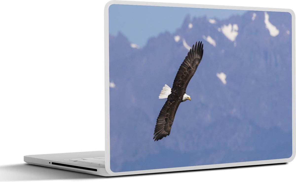 Laptop sticker - 10.1 inch - Adelaar voor bergen
