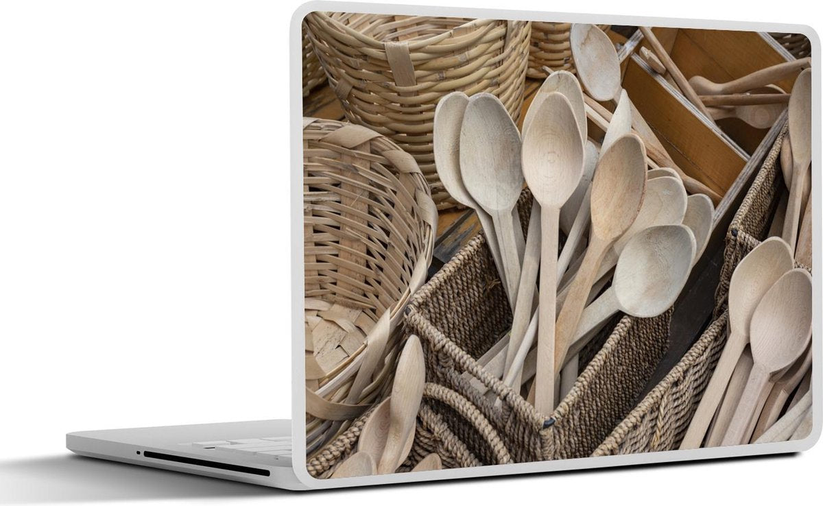 Laptop sticker - 10.1 inch - Afbeelding van verschillende pollepels