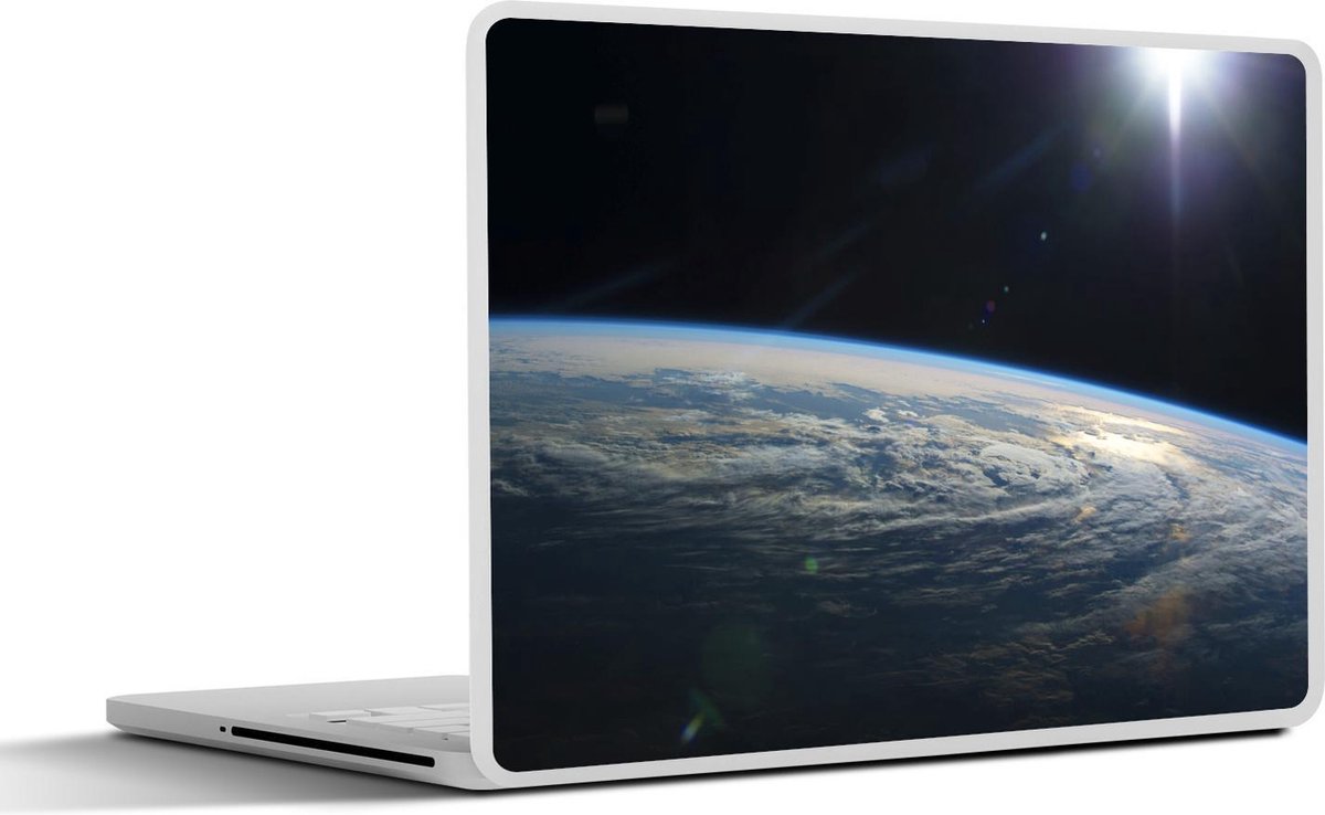 Laptop sticker - 10.1 inch - Aarde - Ruimte - Zon
