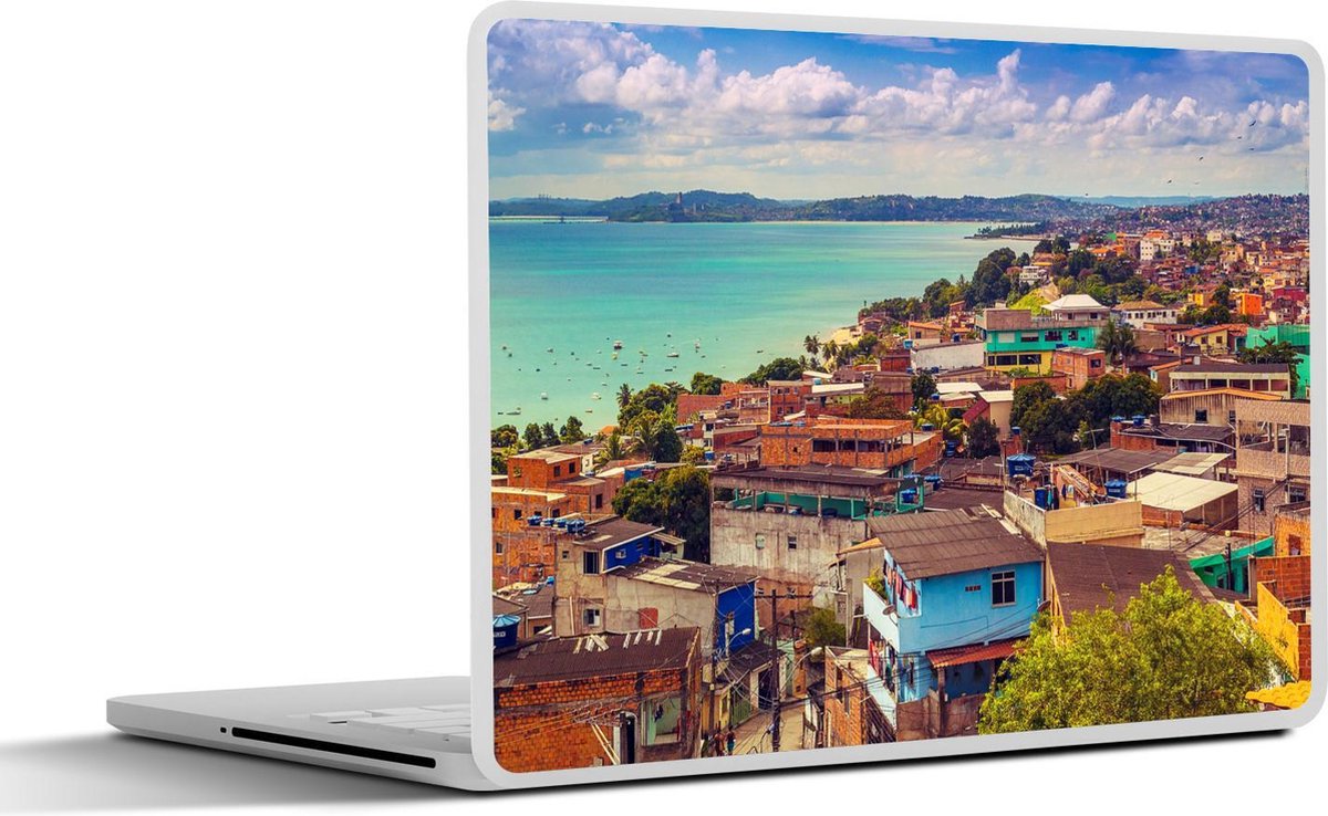 Laptop sticker - 10.1 inch - Itapajipe-baai in São Salvador bij Bahia in Brazilië