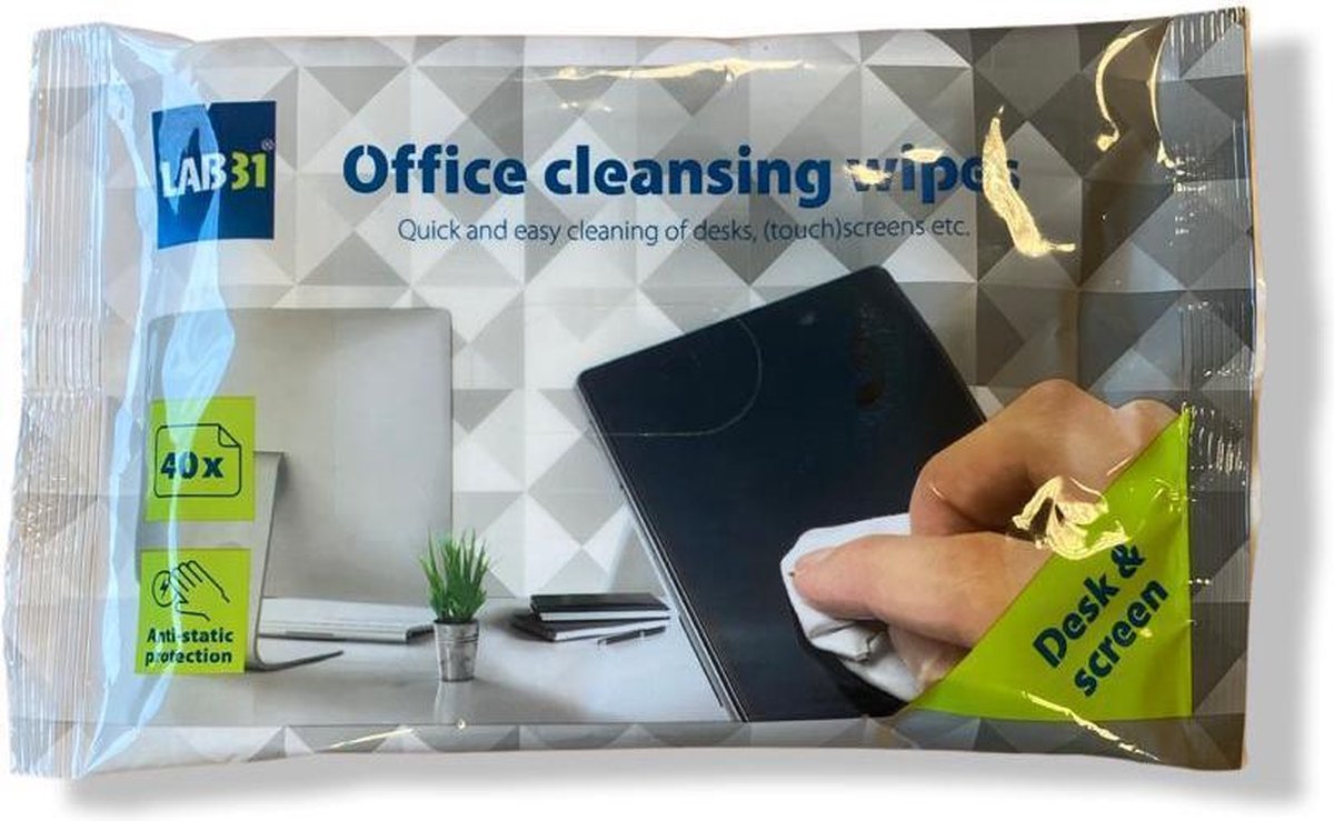 Schoonmaak doekjes 40x - Kantoor - Office wipes - PC