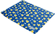 Croci Koelmat Badeend Blauw&Geel - Hondenverkoeling - 50x40 cm