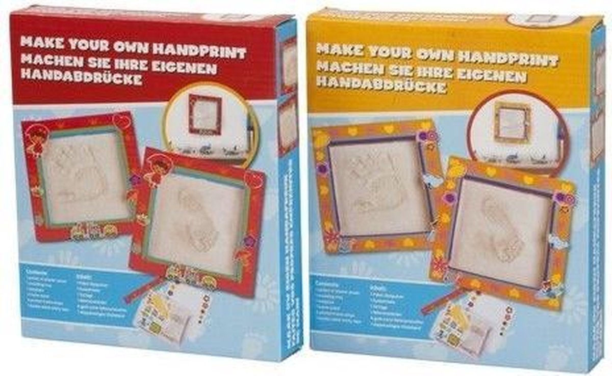 Maak je eigen hand of voetafdruk