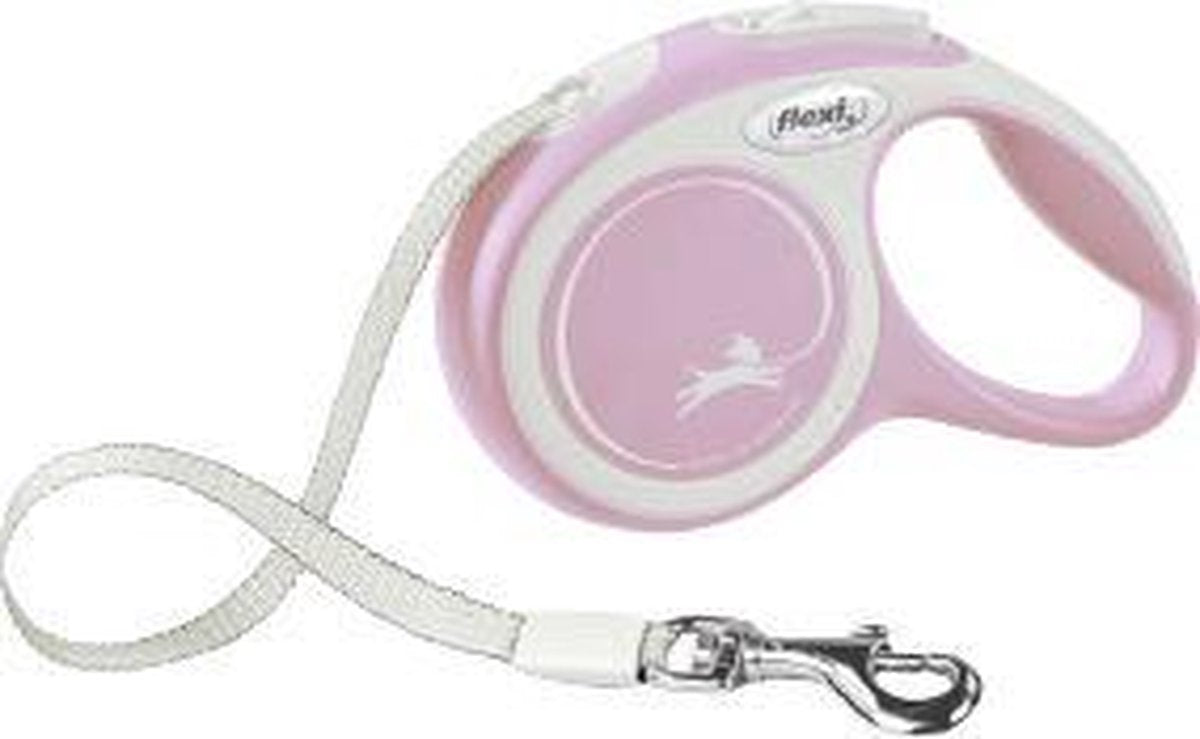 Flexi Flexi Hondenriem New Comfort Tape 3 Meter Lichtroze