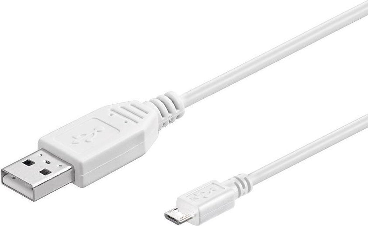 CablExpert CCP-mUSB2-AMBM-W-1M - Oplaadkabel USB - micro USB