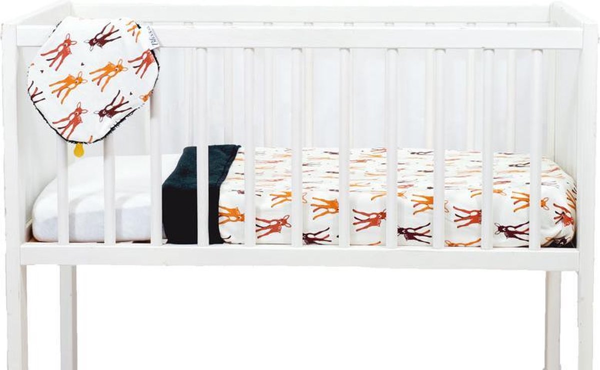 Wallabiezzz- Babydeken - Wiegdeken - Bambi - 75x90cm