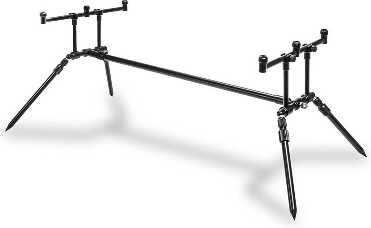 Solar A1 Aluminium Pod Incl. 3-Rod Buzz Bars - Rodpod - Mat Zwart