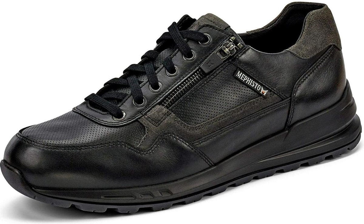 Mephisto BRADLEY heren sneaker - zwart - maat 46