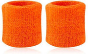 ProductGoods - 2x Zweetband Oranje | Zweetbandjes pols