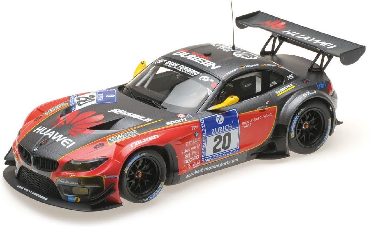 BMW Z4 GT3 BMW Sports Trophy Team Schubert #20 24h Nürburgring 2015 - 1:18 - Minichamps