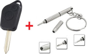 Autosleutel 2 knoppen geschikt voor Citroen autosleutel / Citroen Berlingo / Citroen Saxo /Citroen Xsara / Citroen Evasion.