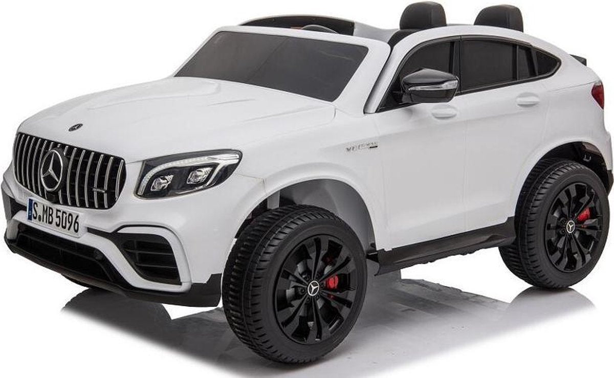 Kinderwagen - Elektrische auto "Mercedes GLC63S" - Licentie - Dubbel zitsysteem - 12V10AH-batterij