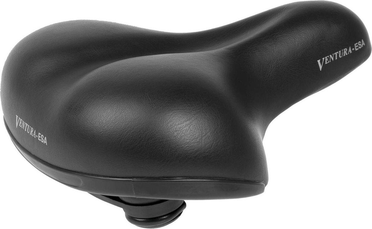 Ventura Elastomer City - Fietszadel - Zwart