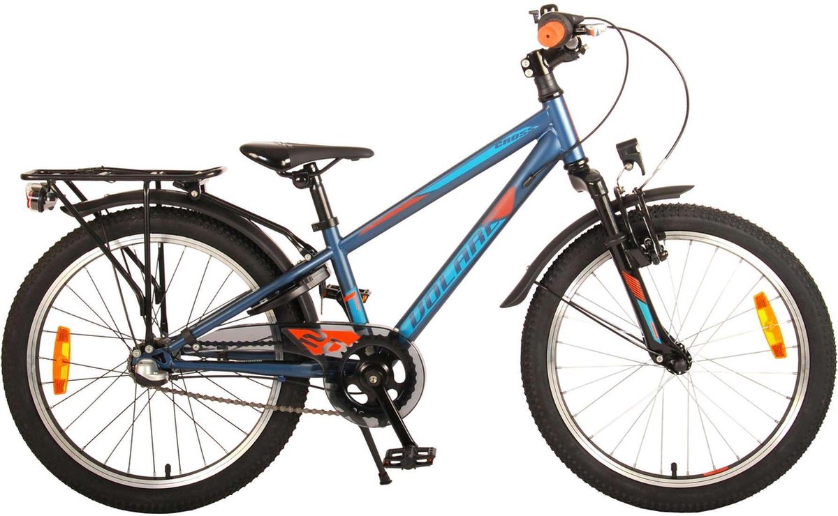 Volare Cross Kinderfiets - jongens - 20 inch - Donkerblauw - Shimano Nexus 3 versnellingen - Prime Collection