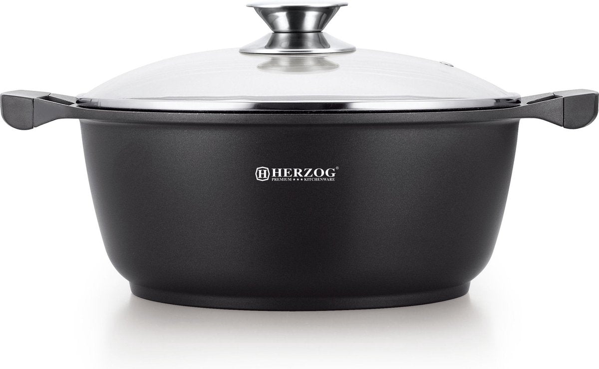Herzog - Die Casting Braadpan -  34cm