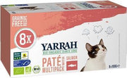 Yarrah cat alu pate multipack salmon - 8x100 gr - 1 stuks