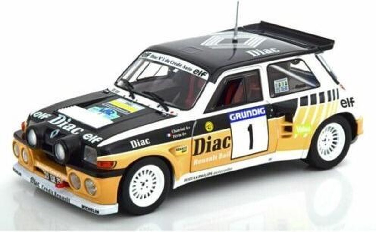 Renault 5 Maxi Turbo #1 Rallye Du Var 1986 - 1:18 - Solido