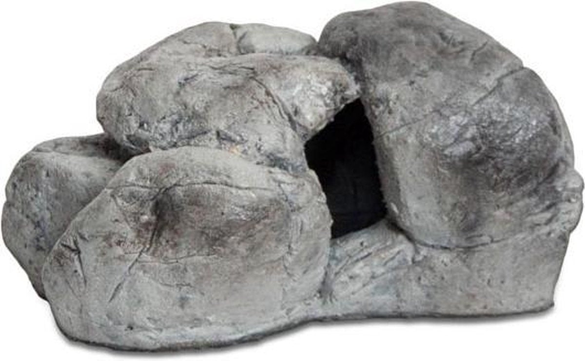 Aquarium-Terrarium decoratie element type Grijs Stone STGR-E42