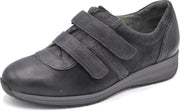 Durea Dames Klittenbandschoen 6169- 4549 Zwart - Wijdte K - Maat 4