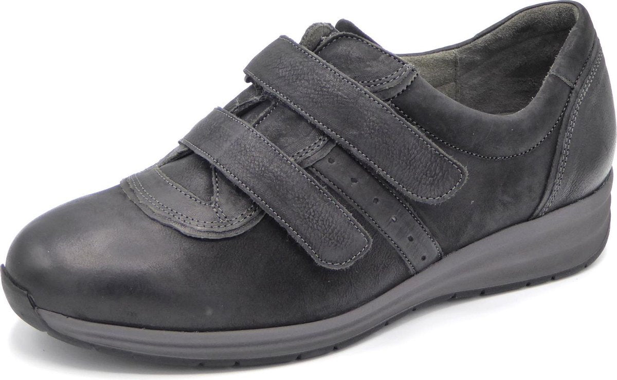 Durea Dames Klittenbandschoen 6169- 4549 Zwart - Wijdte K - Maat 4