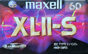 Maxell XLII-S Recordable 60mins Audio Cassette