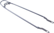 Spatbordstang 28 inch antraciet met bumper - ZWART