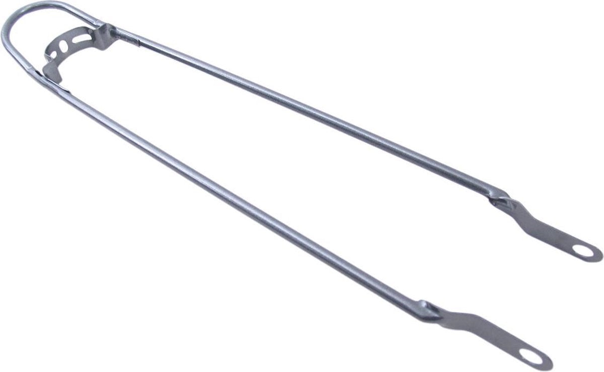 Spatbordstang 28 inch antraciet met bumper - ZWART
