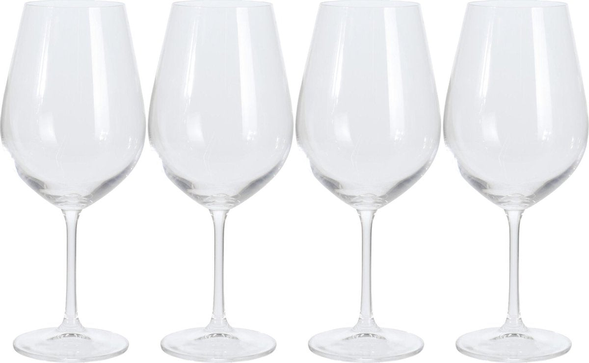 JAP Luxe Wijnglazen set - Kristal glas - Rode en witte wijn - Wijnglas - 690ml - 24cm hoog - 4 stuks