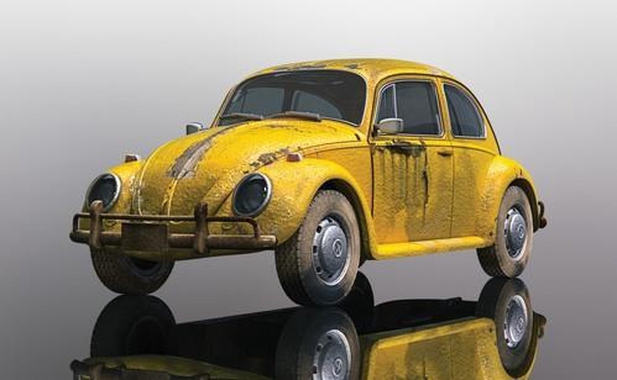 Scalextric - Volkwagen Beetle Rusty Yellow (7/19) * (Sc4045)
